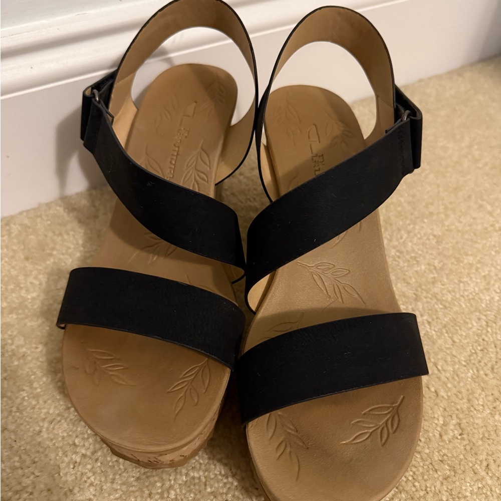 Black Strappy Sandals